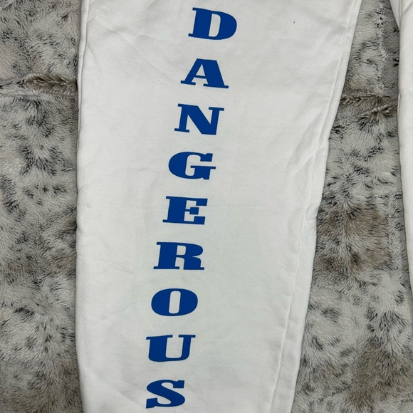 🆕 NWOT Boys Lie | Dangerous Affection | V2 Sweatpants | White Large - Picture 11 of 16
